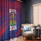 Afro-Haiti Football Window Curtain 2026 Nou Retounen Anko - African Pride