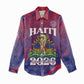 Personalized Afro-Haiti Football Women Casual Shirt 2026 Nou Retounen Anko - African Pride