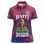 Personalized Afro-Haiti Football Women Polo Shirt 2026 Nou Retounen Anko - African Pride