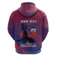Personalized Afro-Haiti Football Zip Hoodie 2026 Nou Retounen Anko - African Pride