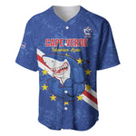 Custom Cabo Verde Football Baseball Jersey Go Tubaroes Azuis