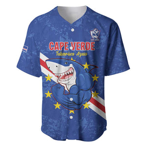 Custom Cabo Verde Football Baseball Jersey Go Tubaroes Azuis