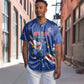 Custom Cabo Verde Football Baseball Jersey Go Tubaroes Azuis