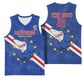 Custom Cabo Verde Football Basketball Jersey Go Tubaroes Azuis - African Pride