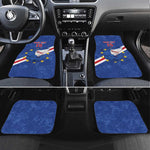 Custom Cabo Verde Football Car Mats Go Tubaroes Azuis