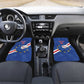 Custom Cabo Verde Football Car Mats Go Tubaroes Azuis