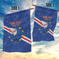 Custom Cabo Verde Football Garden Flag Go Tubaroes Azuis