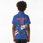 Custom Cabo Verde Football Kid Polo Shirt Go Tubaroes Azuis
