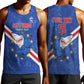 Custom Cabo Verde Football Men Tank Top Go Tubaroes Azuis