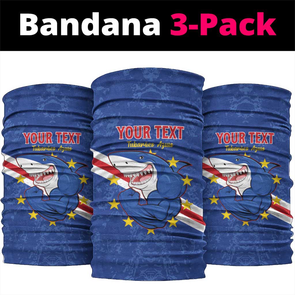 Cabo Verde Football Neck Gaiter Go Tubaroes Azuis - African Pride