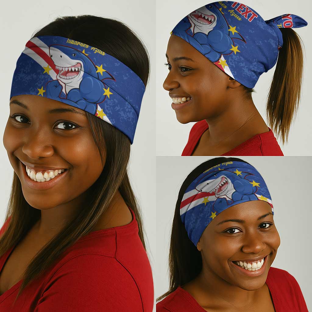 Cabo Verde Football Neck Gaiter Go Tubaroes Azuis - African Pride
