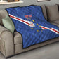 Custom Cabo Verde Football Quilt Go Tubaroes Azuis