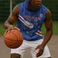 Custom Cabo Verde Football Sleeveless Hoodie Go Tubaroes Azuis - African Pride