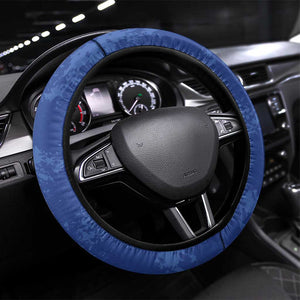 Cabo Verde Football Steering Wheel Cover Go Tubaroes Azuis