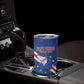 Custom Cabo Verde Football Tumbler Cup Go Tubaroes Azuis