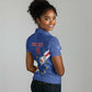 Custom Cabo Verde Football Women Polo Shirt Go Tubaroes Azuis