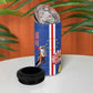Personalised Cabo Verde 4 in 1 Can Cooler Tumbler Grey-Headed Kingfisher Mix Gerbera Daisy