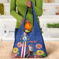 Personalised Cabo Verde Grocery Bag Grey-Headed Kingfisher Mix Gerbera Daisy
