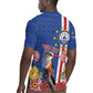 Personalised Cabo Verde Rugby Jersey Grey-Headed Kingfisher Mix Gerbera Daisy