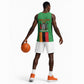 Personalised Afro Zambia Basketball Jersey Flag Style Mix Kente Pattern - African Pride