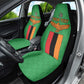 Personalised Afro Zambia Car Seat Cover Flag Style Mix Kente Pattern