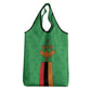 Personalised Afro Zambia Grocery Bag Flag Style Mix Kente Pattern