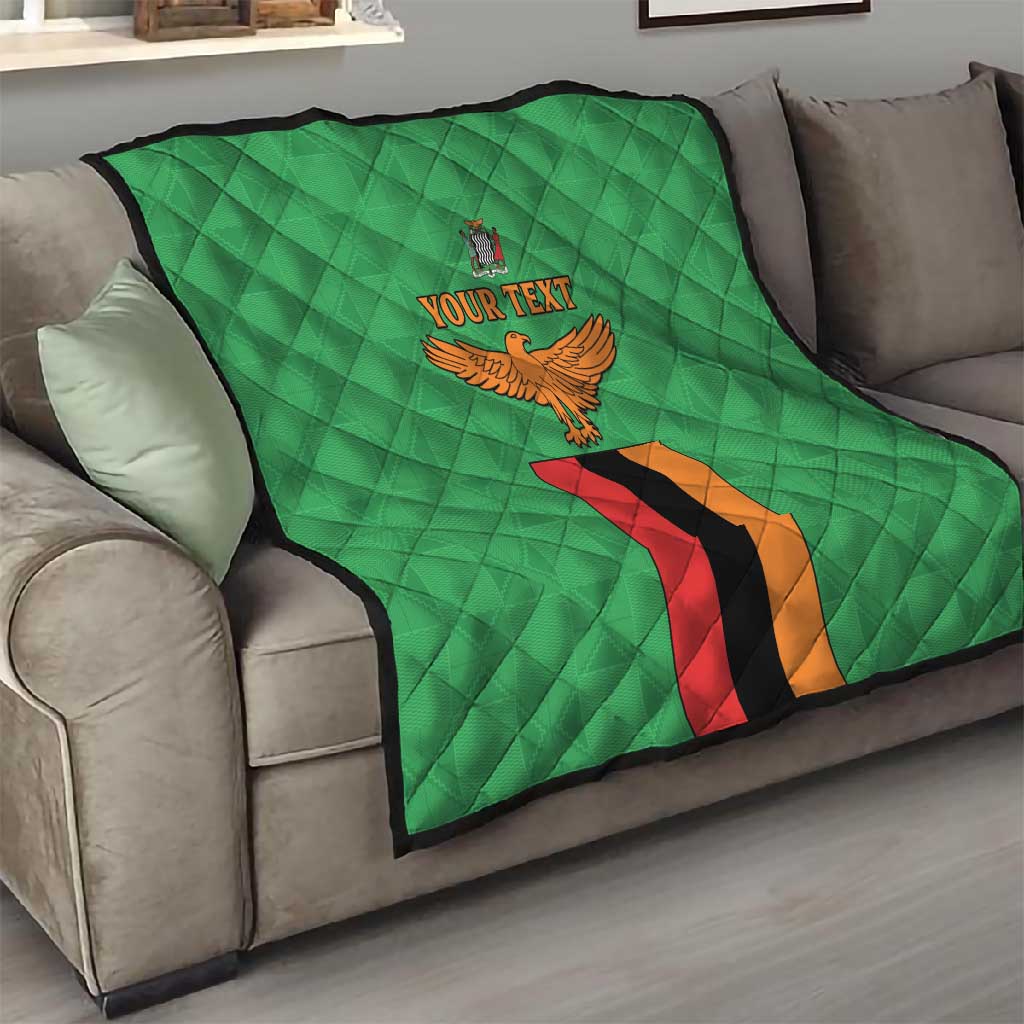 Personalised Afro Zambia Quilt Flag Style Mix Kente Pattern