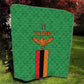 Personalised Afro Zambia Quilt Flag Style Mix Kente Pattern