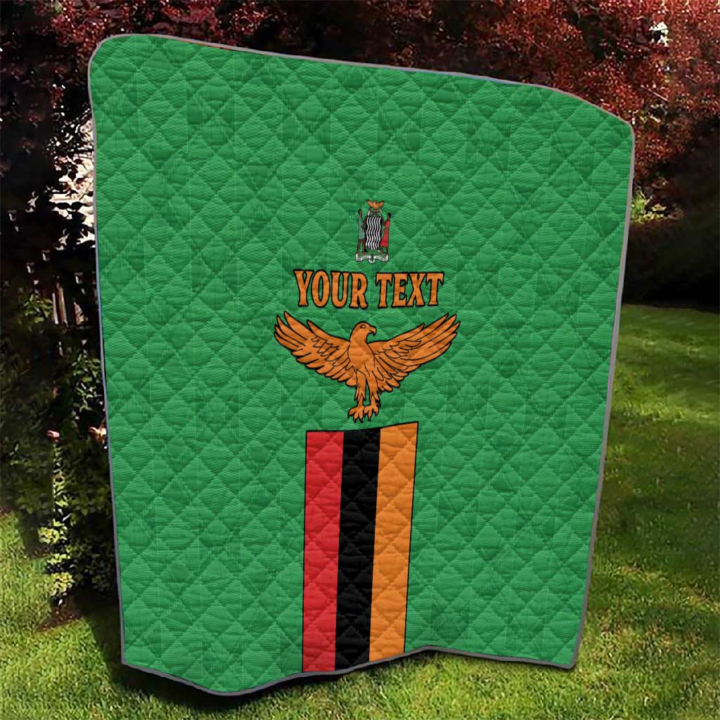 Personalised Afro Zambia Quilt Flag Style Mix Kente Pattern