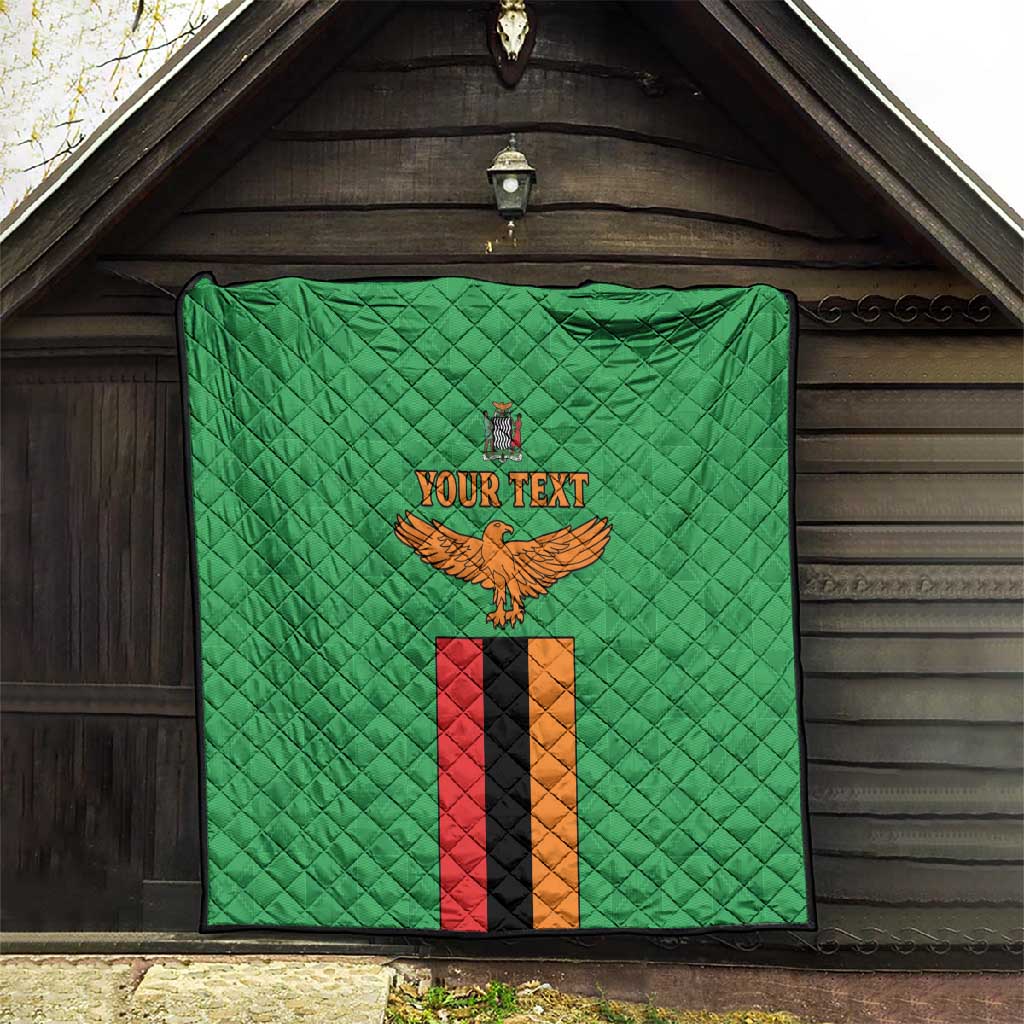 Personalised Afro Zambia Quilt Flag Style Mix Kente Pattern