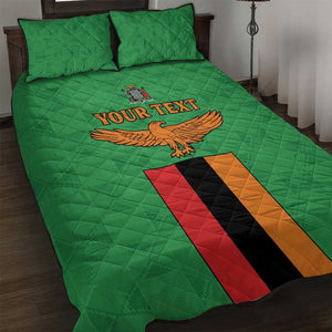 Personalised Afro Zambia Quilt Bed Set Flag Style Mix Kente Pattern