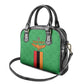 Personalised Afro Zambia Shoulder Handbag Flag Style Mix Kente Pattern