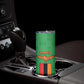 Personalised Afro Zambia Skinny Tumbler Flag Style Mix Kente Pattern