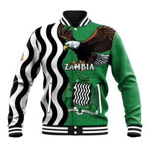 Icitungu ca Zambia Baseball Jacket One Zambia One Nation