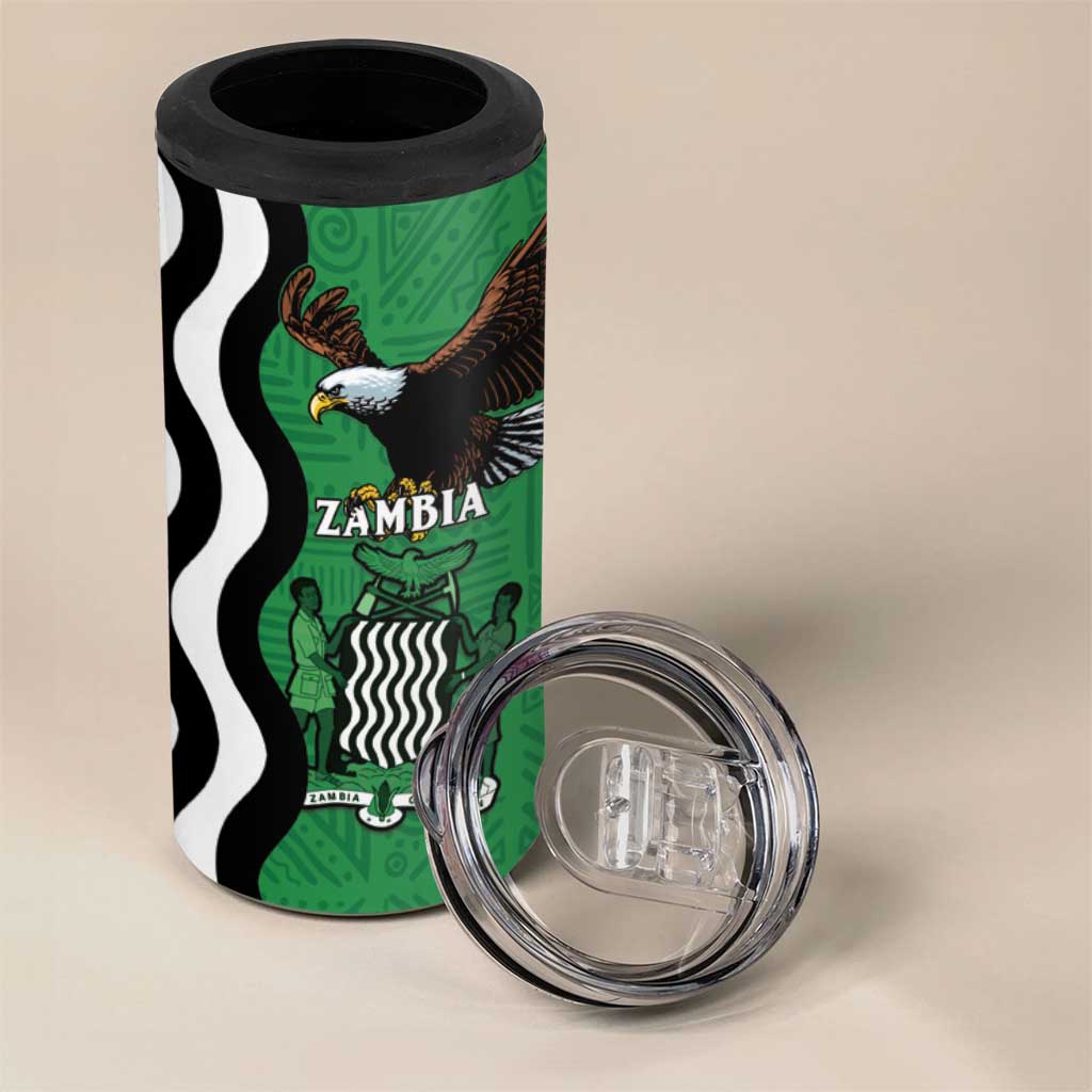 Icitungu ca Zambia 4 in 1 Can Cooler Tumbler One Zambia One Nation