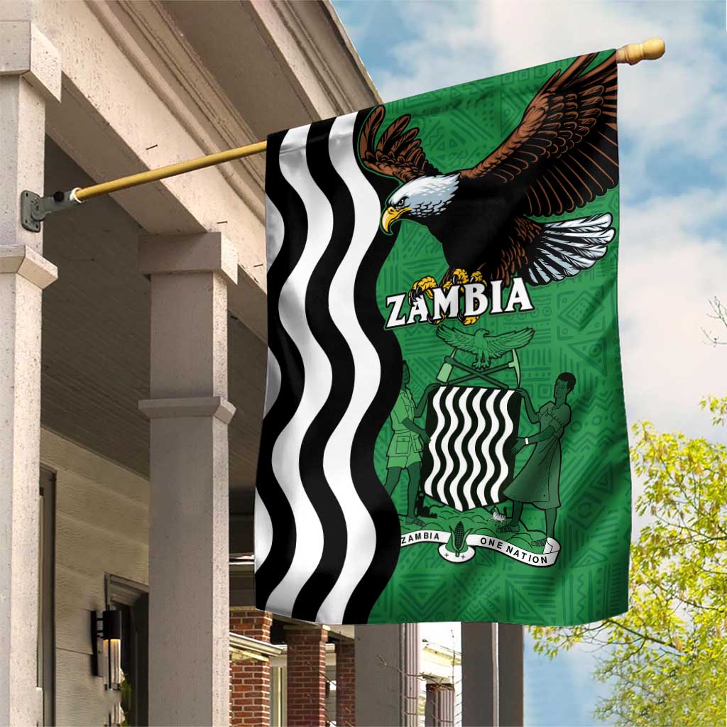 Icitungu ca Zambia Garden Flag One Zambia One Nation