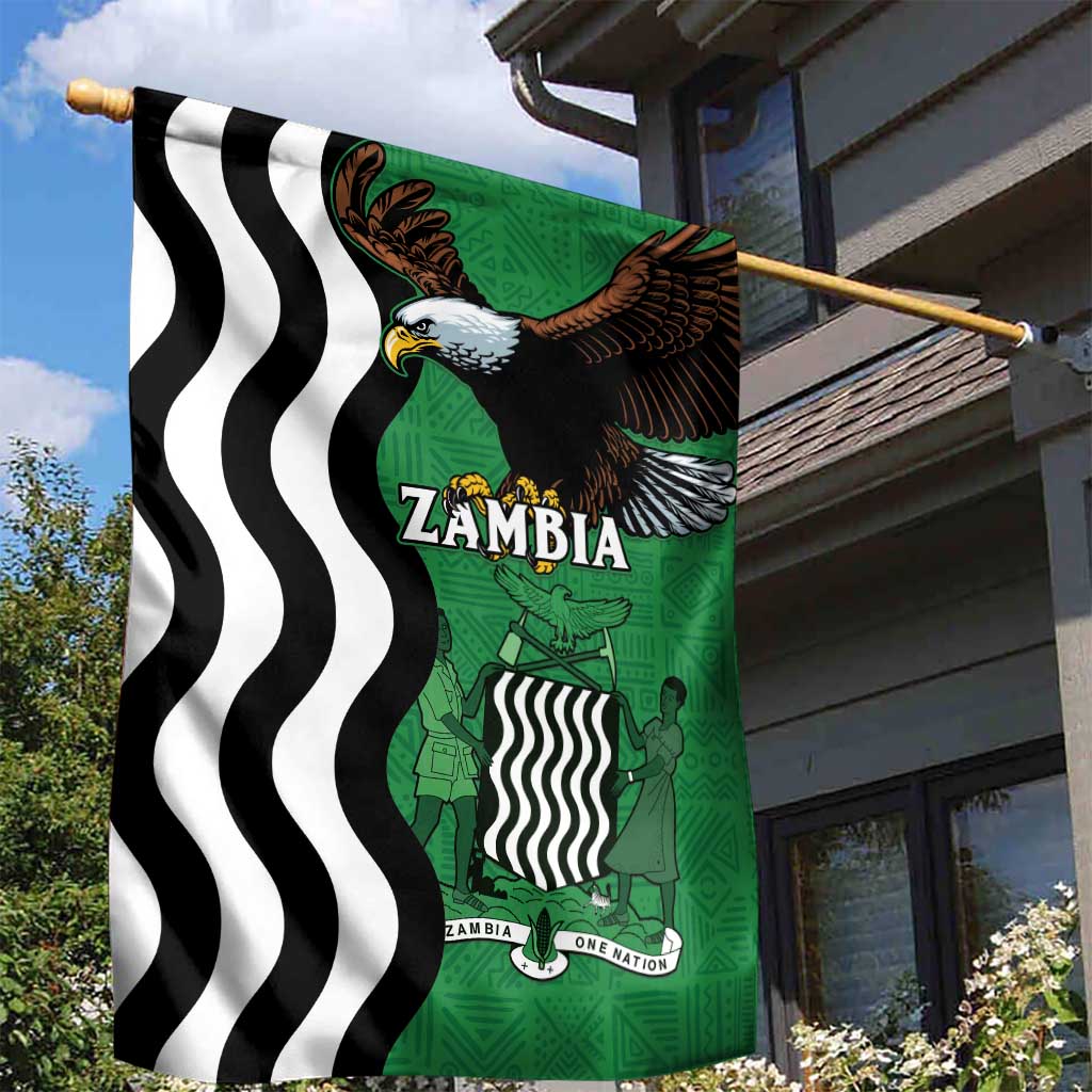 Icitungu ca Zambia Garden Flag One Zambia One Nation