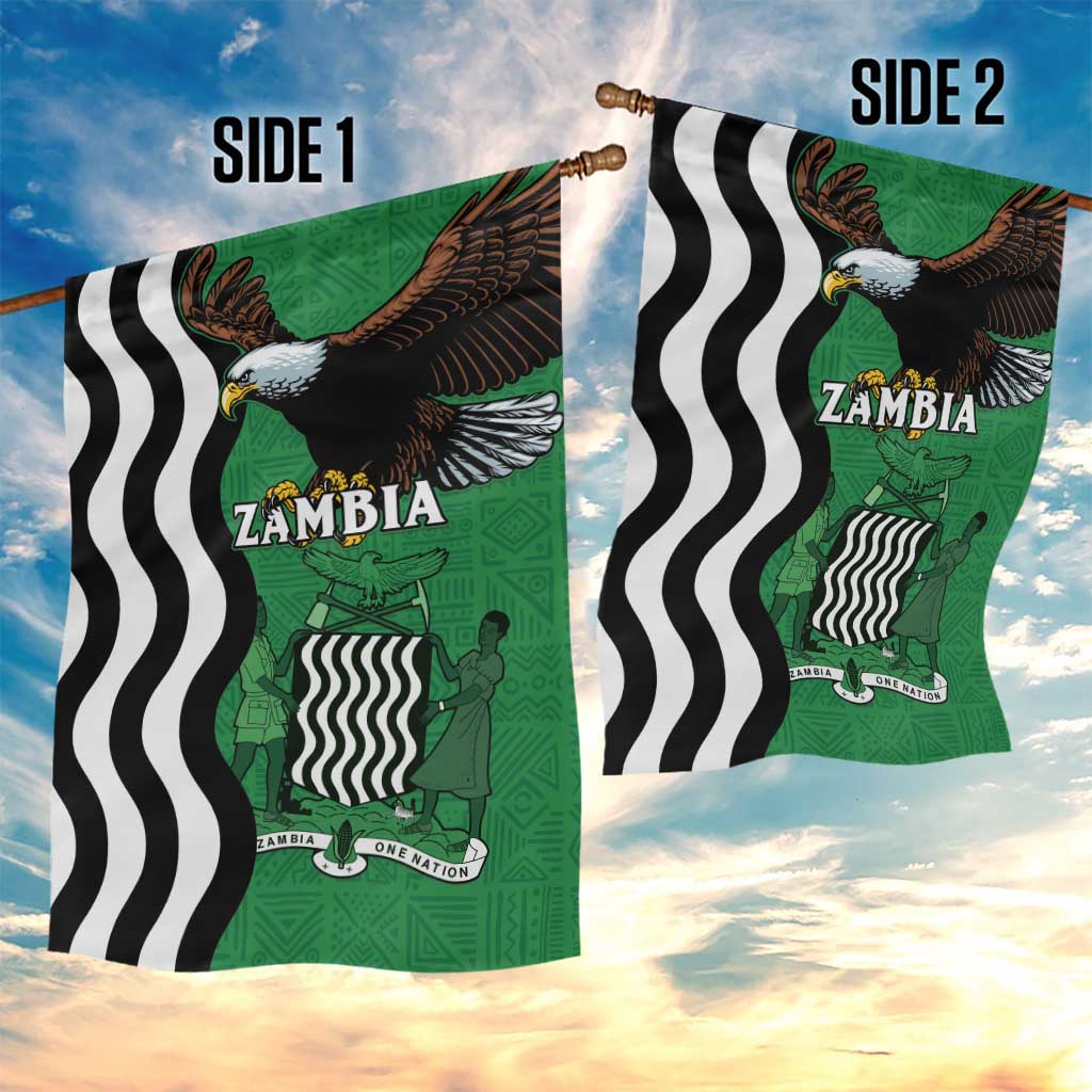 Icitungu ca Zambia Garden Flag One Zambia One Nation