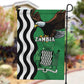 Icitungu ca Zambia Garden Flag One Zambia One Nation