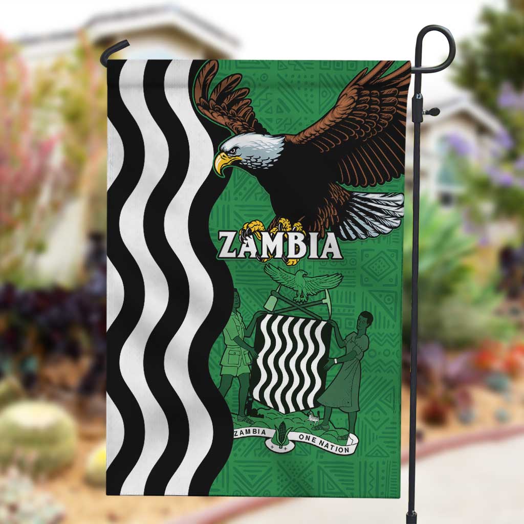 Icitungu ca Zambia Garden Flag One Zambia One Nation