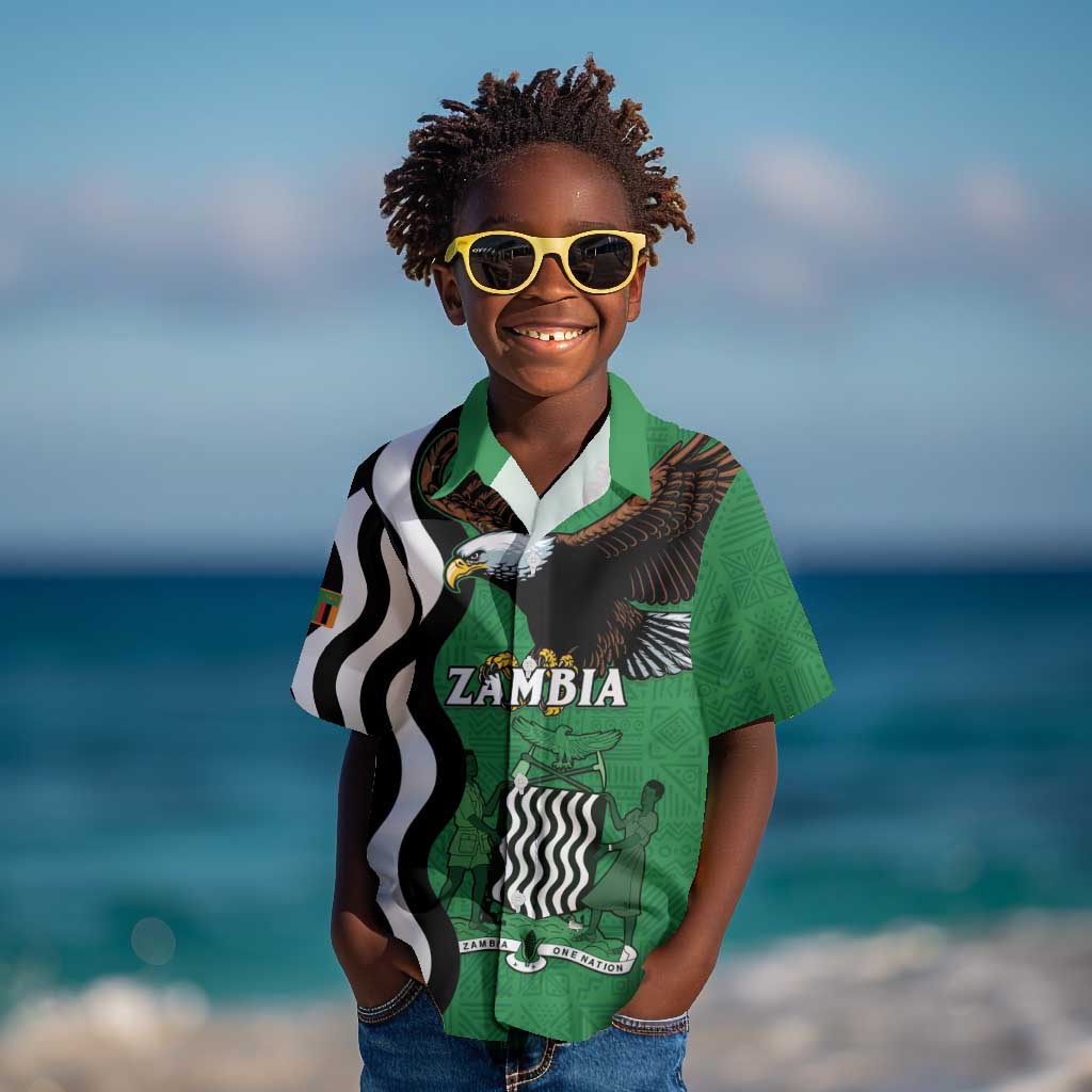 Icitungu ca Zambia Kid Hawaiian Shirt One Zambia One Nation