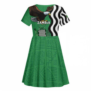 Icitungu ca Zambia Kid Short Sleeve Dress One Zambia One Nation