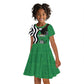 Icitungu ca Zambia Kid Short Sleeve Dress One Zambia One Nation