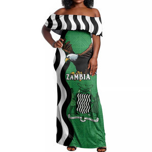 Icitungu ca Zambia Off Shoulder Maxi Dress One Zambia One Nation