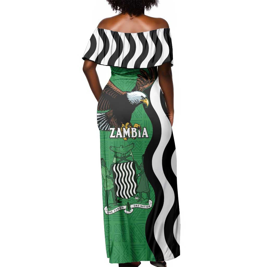 Icitungu ca Zambia Off Shoulder Maxi Dress One Zambia One Nation