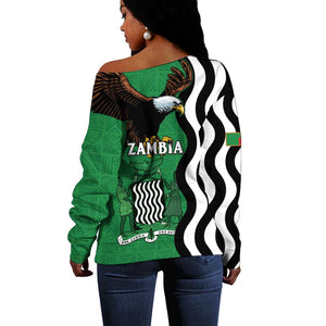 Icitungu ca Zambia Off Shoulder Sweater One Zambia One Nation