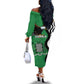 Icitungu ca Zambia Off The Shoulder Long Sleeve Dress One Zambia One Nation