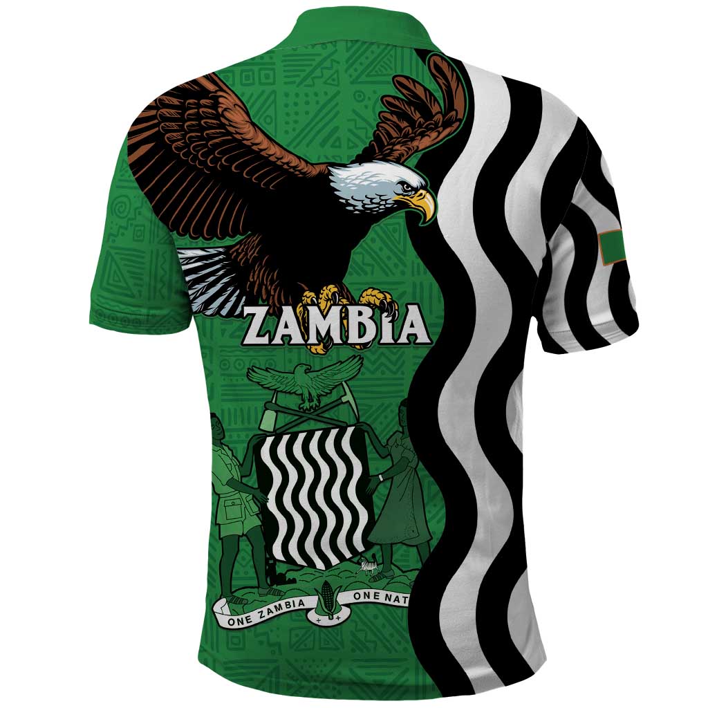 Icitungu ca Zambia Polo Shirt One Zambia One Nation