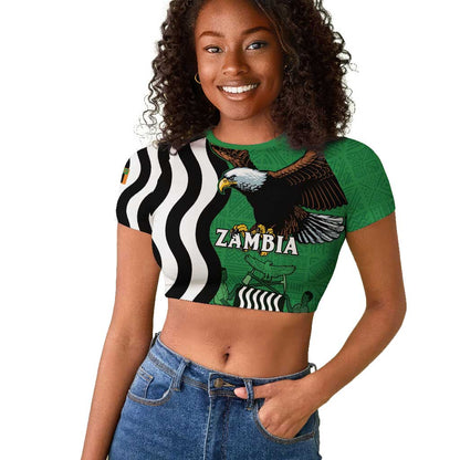 Icitungu ca Zambia Raglan Cropped T shirt One Zambia One Nation