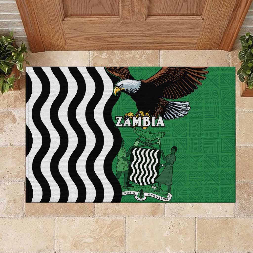 Icitungu ca Zambia Rubber Doormat One Zambia One Nation